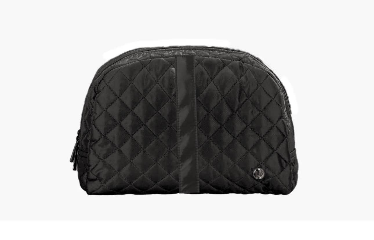 Cosmetic Makeup Bag Travel Pouch Black Onyx