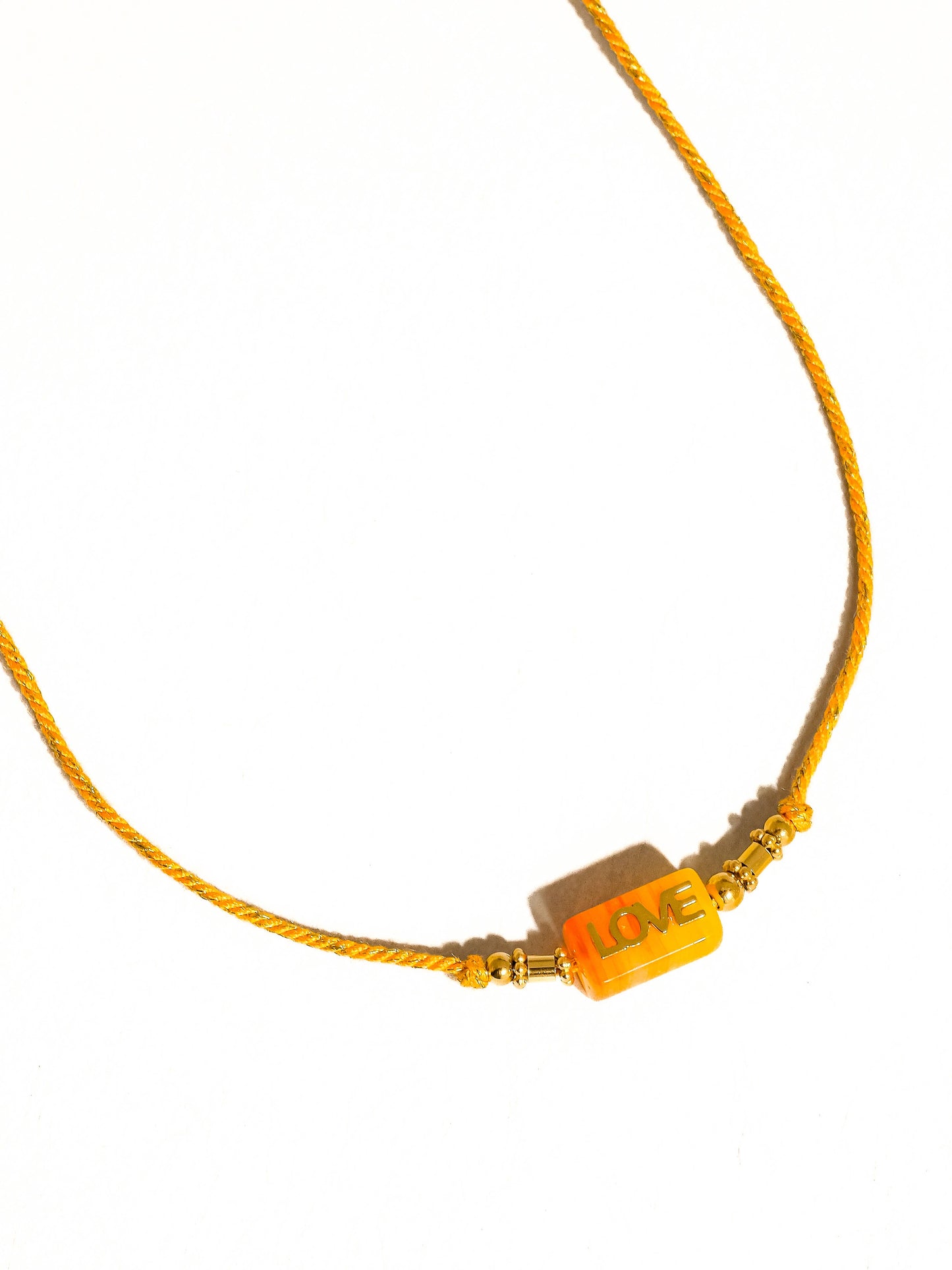 Sansa 18K Gold Non-Tarnish Love Rope Necklace