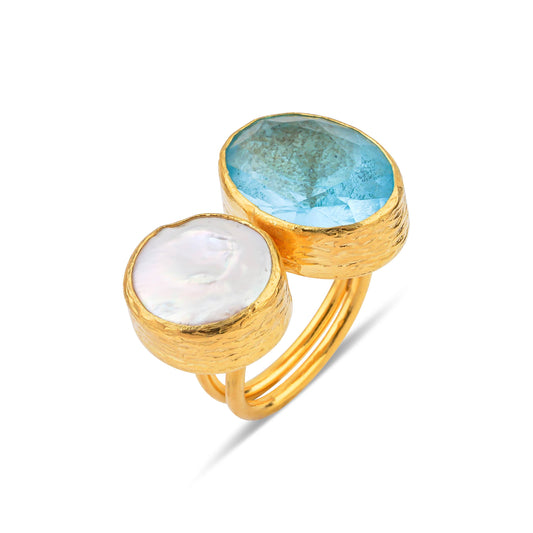 CORE | TWO-STONE COCKTAIL RING