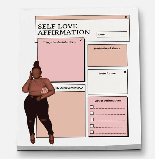 Self Love Affirmation Notepad