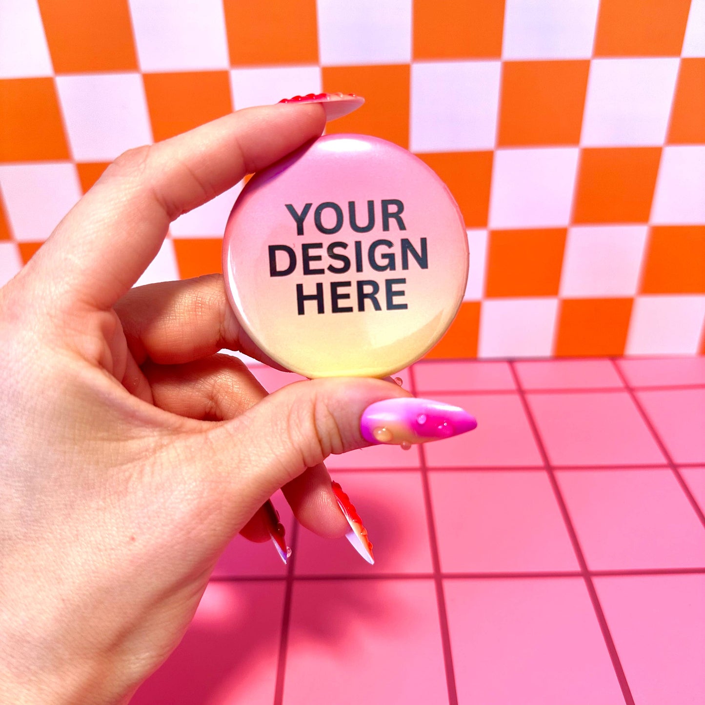 CUSTOM Button Pin Pinback Button