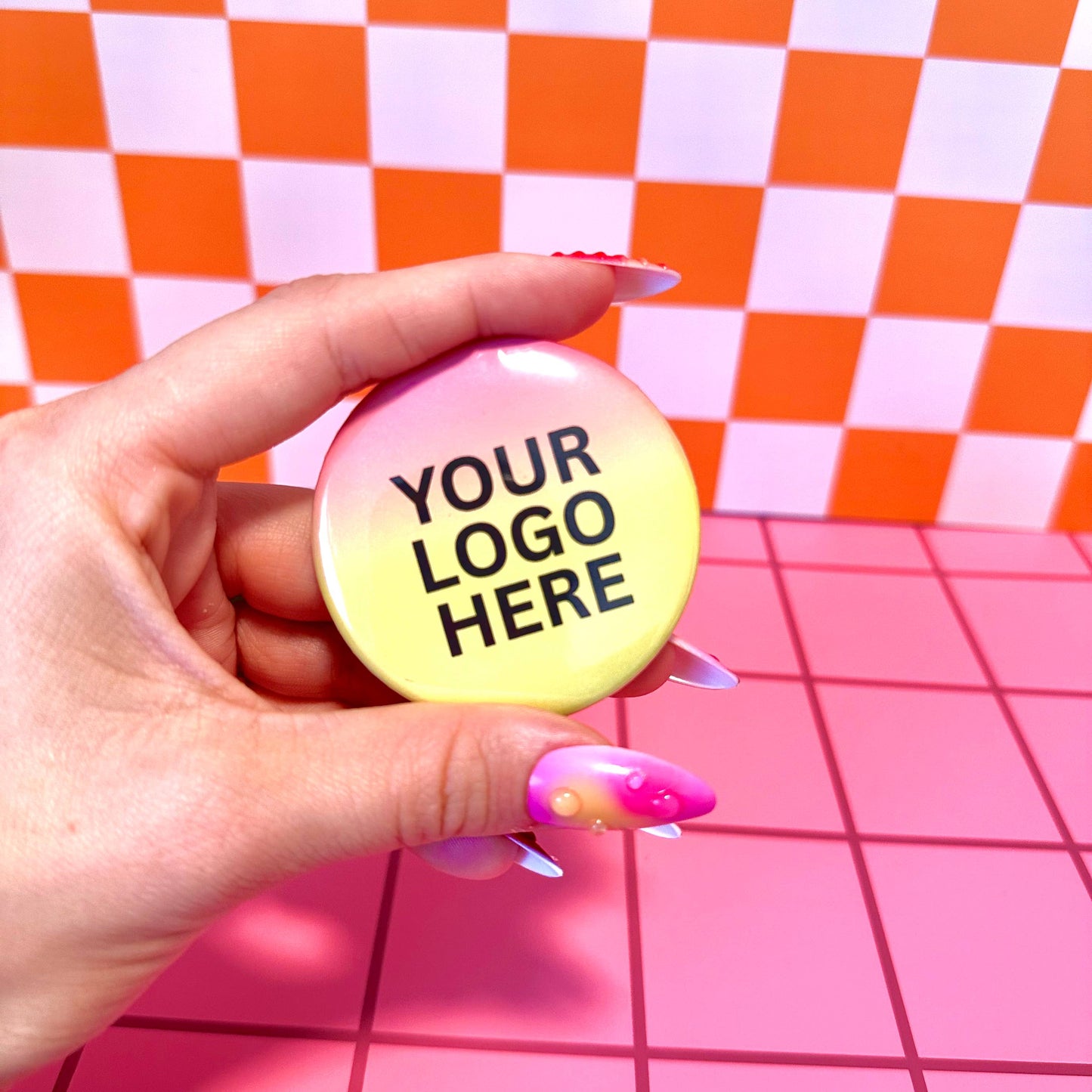 CUSTOM LOGO Button Pin Pinback Button