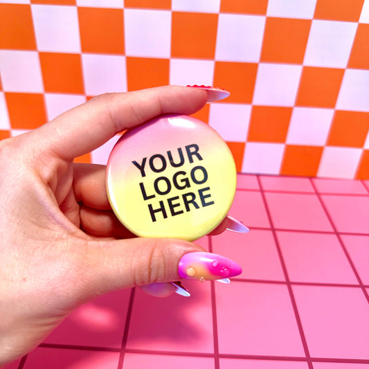CUSTOM LOGO Button Pin Pinback Button