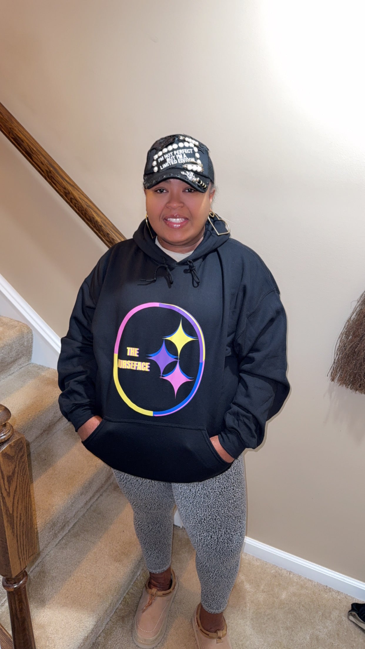 The NurseFace Color Wave Hoodie