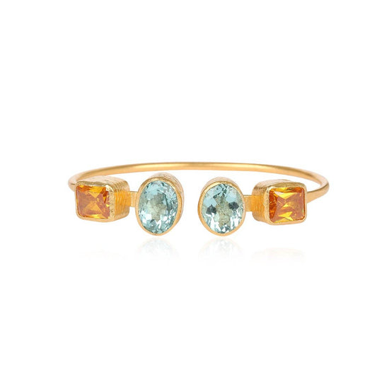 CORE | 4-STONE OPEN BANGLE